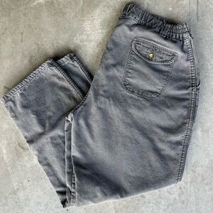 Vintage LL Bean Dark Gray Flannel Pants